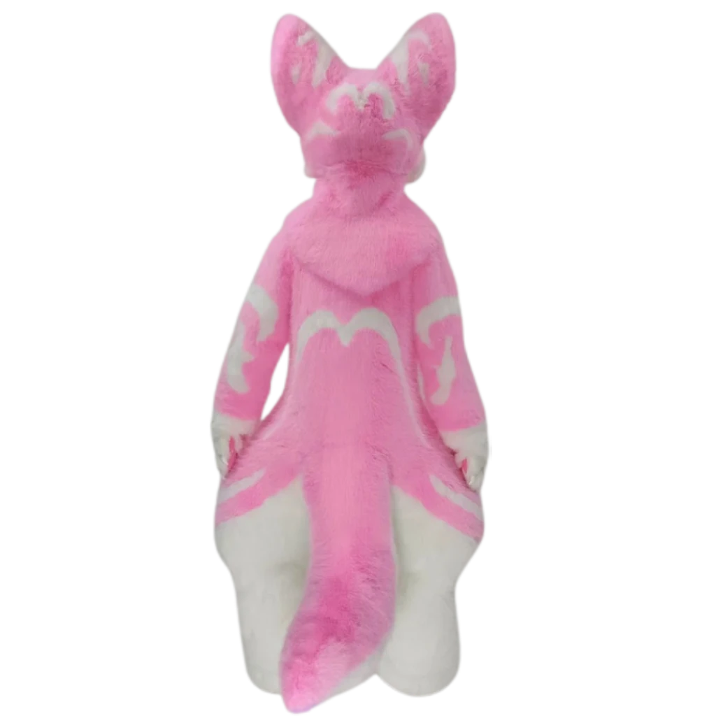 Kemono Fox Full Fursuit – Pink & White