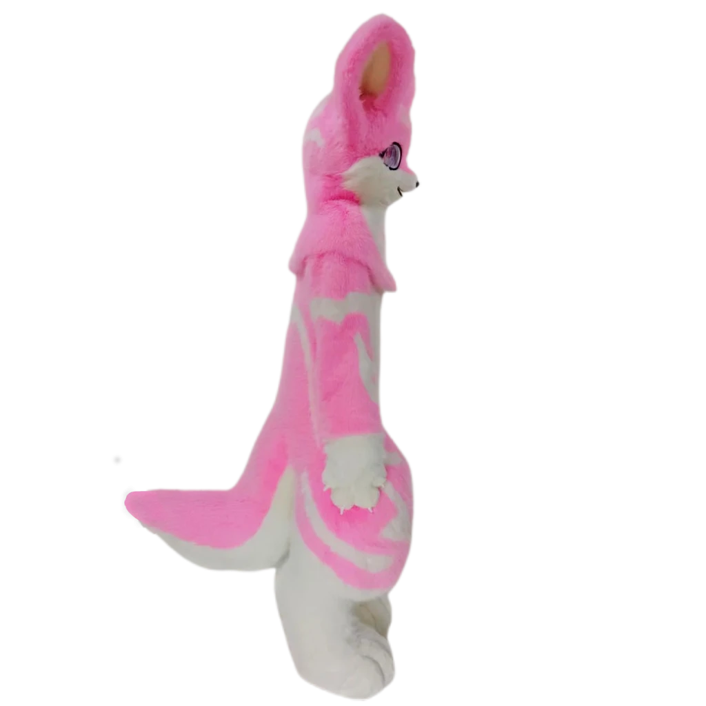 Kemono Fox Full Fursuit – Pink & White